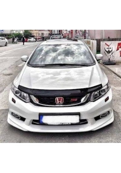 Honda Civic Fb7 Ön Tampon Eki - Mat Siyah STR-721