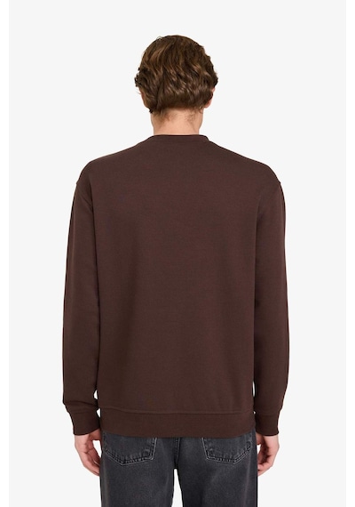 Defacto Bisiklet Yaka Basic Düz Sweatshirt G6721ax25aubn192 Kahve-bn192