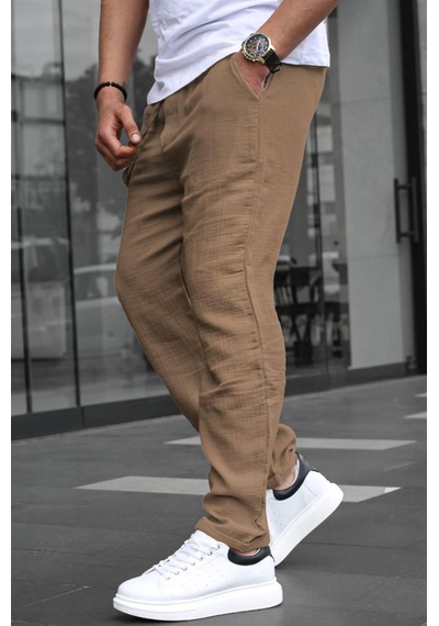 Madmext Vizon Müslin Kumaş Erkek Basic Pantolon 6507
