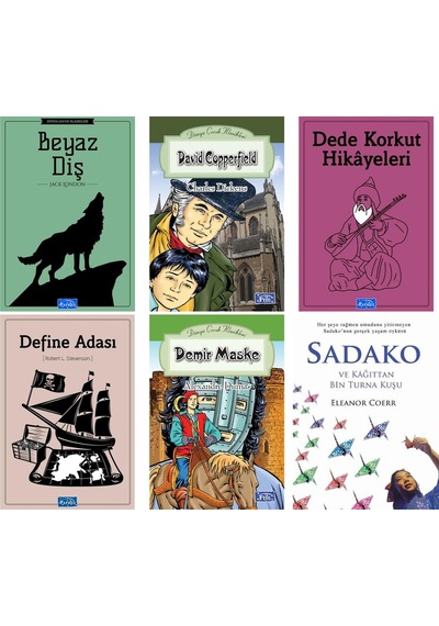 Sadako Ve Kağıttan Bin Turna Kuşu Beyaz Balina Yayınları Eleanor Coerr 6 Kıtap Set