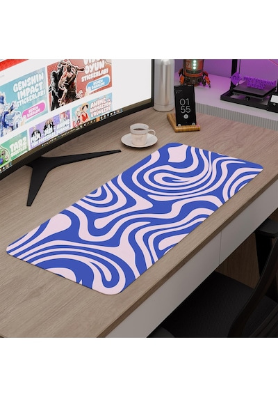 Vektörler Oyuncu Gaming Mouse Pad Kauçuk Kaymaz Taban Mousepad V1, 70x30 Xl