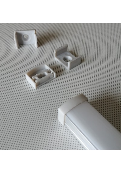 Led Profili Düz Buzlu   Kapak