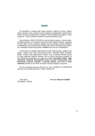 Sağlık Yüksek Okulları İçin Resimli İnsan Anatomisi 11. Baskı