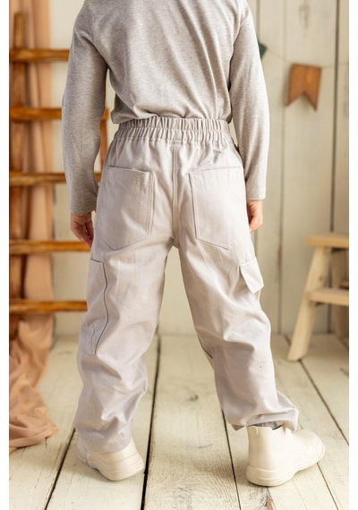 Oliven The Kid Oliventhekid Unisex Kanvas Pantolon Bej Bej