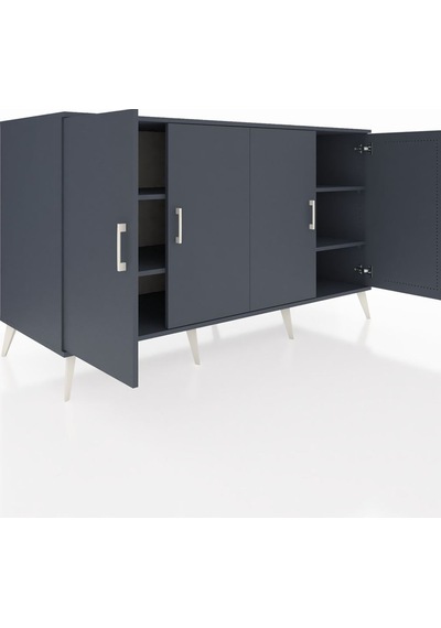 Kronos Konsol 4 Raflı 4 Kapaklı 176x59x99 Antrasit-antrasit Antrasıt/antrasıt - Antrasıt Kronos Konsol 4 Raflı 4 Kapaklı 176x59x99 Antrasit-antrasit Antrasıt/antrasıt - Antrasıt
