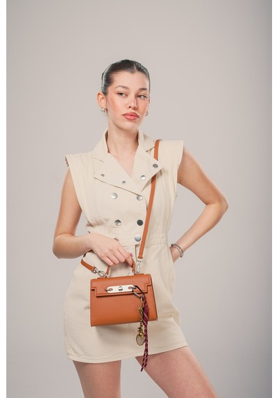 Ççs Kadın Omuz Çantası Ccs18036 Std / Camel Camel