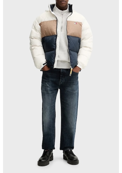 Tommy Jeans Erkek Mont Dm0dm22117 Ybl Beyaz Beyaz