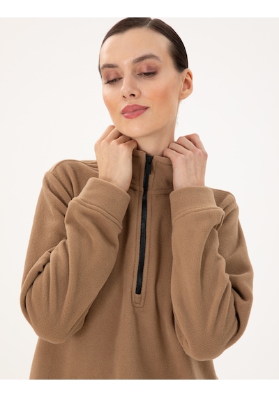 Pierre Cardin Kadın Camel Sweatshirt 50300846-vr015 Camel