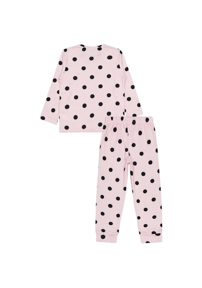 Civil Girls Puanlı 10-13 Yaş Pijama Takımı - Pudra