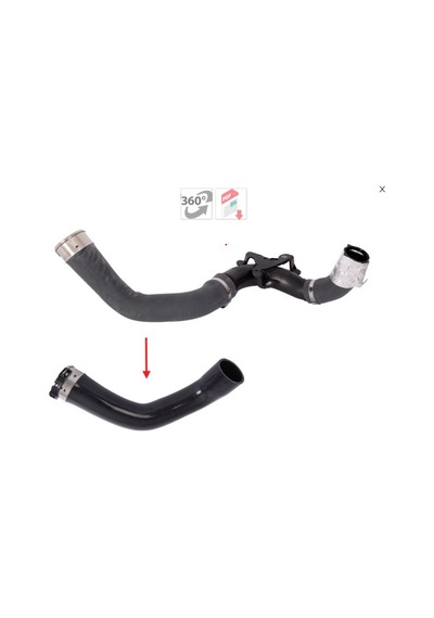 Renault Captur Turbo Hortumu - Borusu - 1.2 Tce H5f - 144602500r - İbraş 73717119