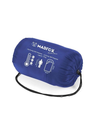 Madfox Cavery Stone Uyku Tulumu -10 C Mavi