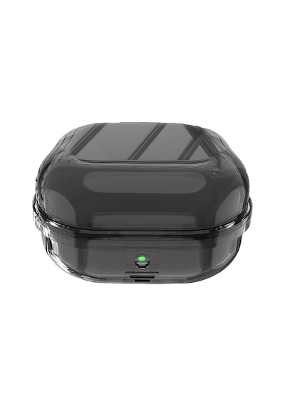 Samsung Uyumlu Galaxy Buds 4 Pro / Buds 4 Kılıf Kristal Silikon Şeffaf Case 47 Siyah