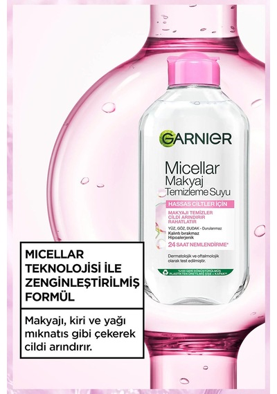 2'li Garnier 400 Ml Kusursuz Makyaj Temizleyici Micellar + Sürpriz Kutu Hediye