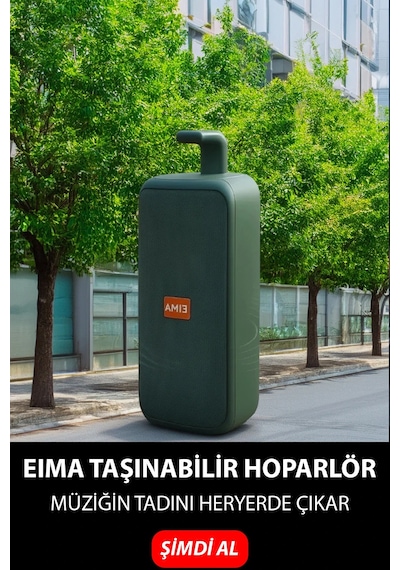 Taşınabilir Bluetooth Hoparlör Güçlü Ses, Kablosuz Müzik, Outdoor Uyumlu