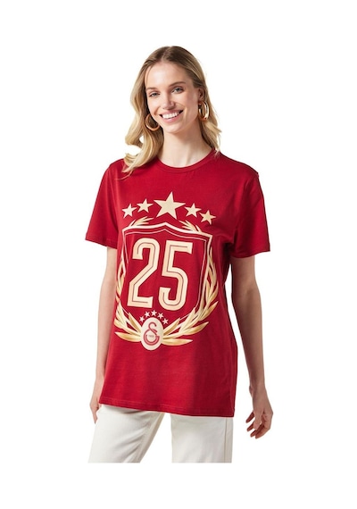 Gsstore Galatasaray 25 Şampiyonluk T-shirt - E251351-2-10635 Bordo