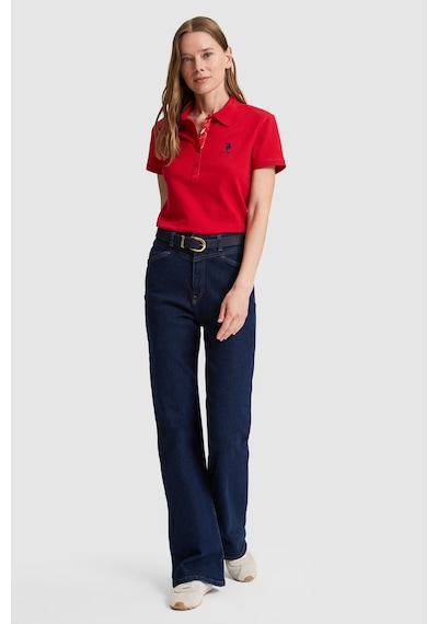 U.s. Polo Assn. Kadın Kırmızı Tişört Basic 50321798-vr030 Kirmizi