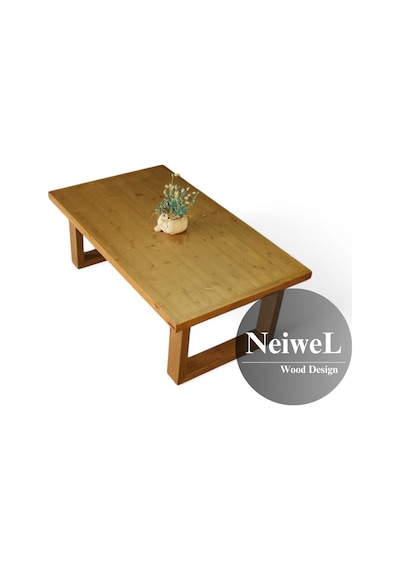 Neiwel Awes Doğal Ahşap Sehpa-70-140 Açık Ceviz Neiwel Awes Doğal Ahşap Sehpa-70-140 Açık Ceviz