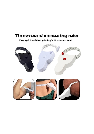 Baş Ve Vücut, Kafa Çevresi Ölçüm Aleti Bel Ölçme Metresi Mezura Terzi Ölçü Metresi Ergonomik 1.52 M