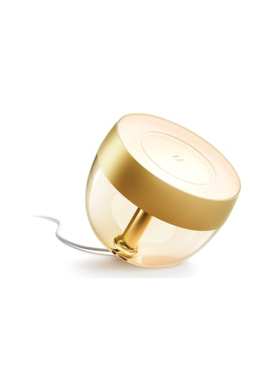 Hue Iris Akıllı Masa Lambası V4 Altın , Bluetooth, Alexa, Google Assistant Ve Apple Homekit İle Çalışır Beyaz