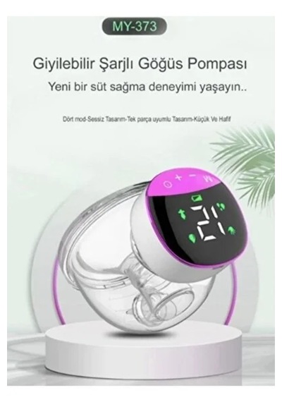 2 Adet Elektrikli Giyilebilir Süt Pompası I Kablosuz Süt Pompası I Taşınabilir Süt Pompası