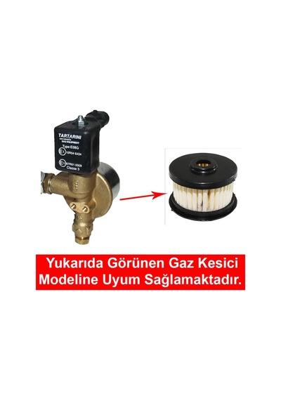 Tartarini Gaz Kesici İç Filtre Eski Tip