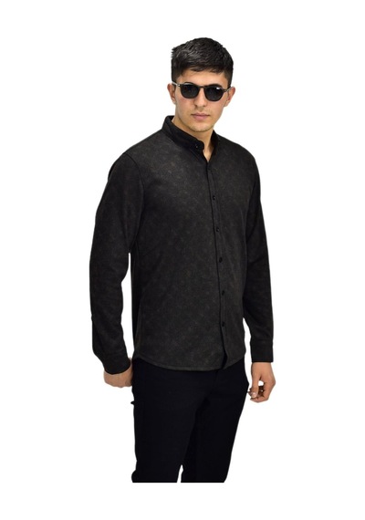 Erkek Spor Jakarlı Uzun Kol Gömlek R6520 Bgl-st03204 001