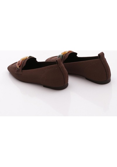 Dgn Pm386-k4003 Kadin Babet Kahve Triko