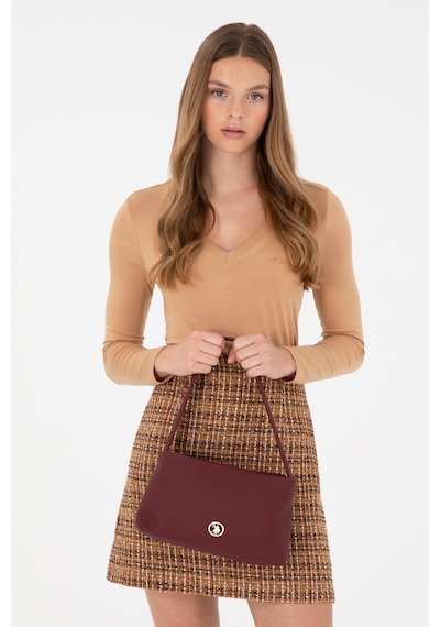 U.S. Polo Assn. Kadın Bordo Kol Çantası 50303437-VR014