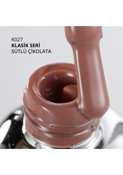 Kalıcı Oje K027, Sütlü Çikolata, 10 Ml