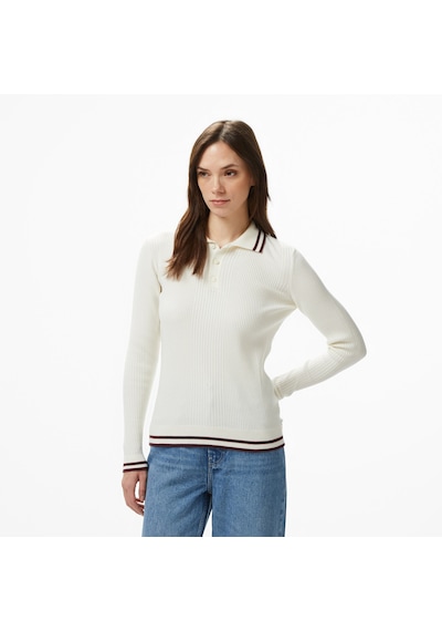 Nautica Kadın Krem Classic Fit Uzun Kollu Polo Yaka T-shirt Düz 57k113t Krem Nautica Kadın Krem Classic Fit Uzun Kollu Polo Yaka T-shirt Düz 57k113t Krem