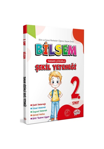 2. Sınıf Bilsem Şekil Yeteneği Tamamı Çözümlü Editör Yayınevi