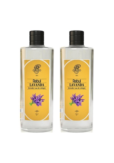 Rebul 80 Derece Lavanda Kolonya Cam Şişe 270 ML x 2