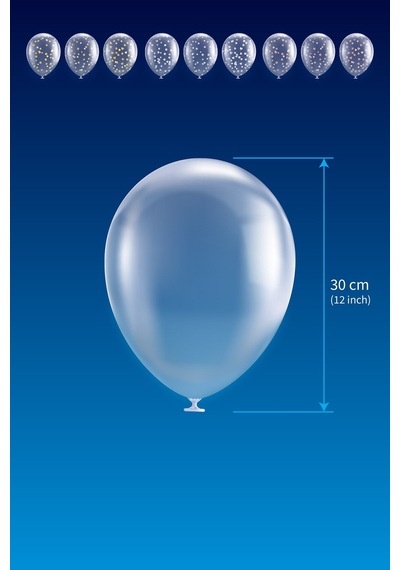Makaron Balon 12" İnç 25 Adet Karışık Renkli Balon