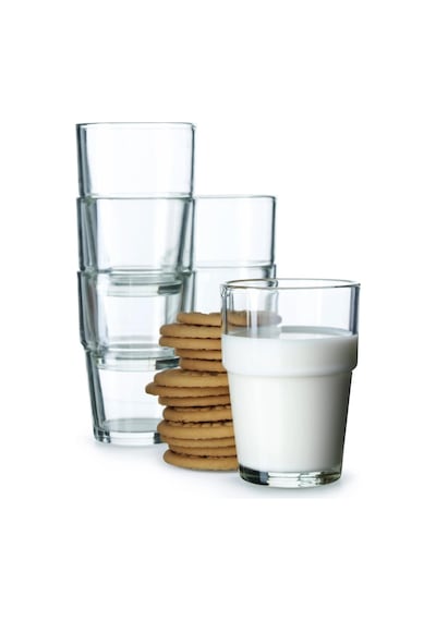 6 Adet Bardak Seti Cam Meridyendukkan 17 Cl, 6 Lı Set Su-meşrubat Bardağı