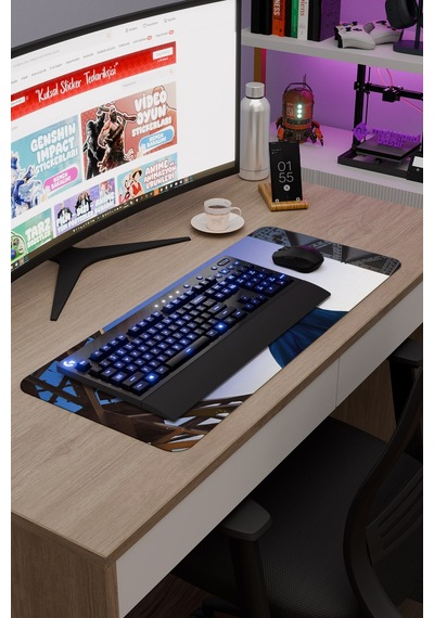 Lupin V5 70x30 Xl Gaming Kauçuk Kaymaz Taban Mouse Pad Fare Altlığı