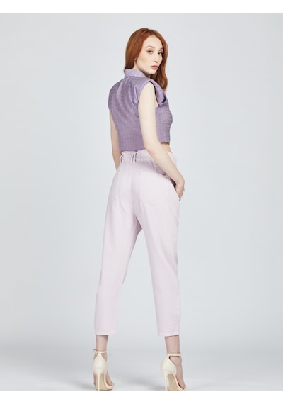 Kadın Baggy Regular Fit Lilapantolon Lf2027428 Mavi Kadın Baggy Regular Fit Lilapantolon Lf2027428 Mavi