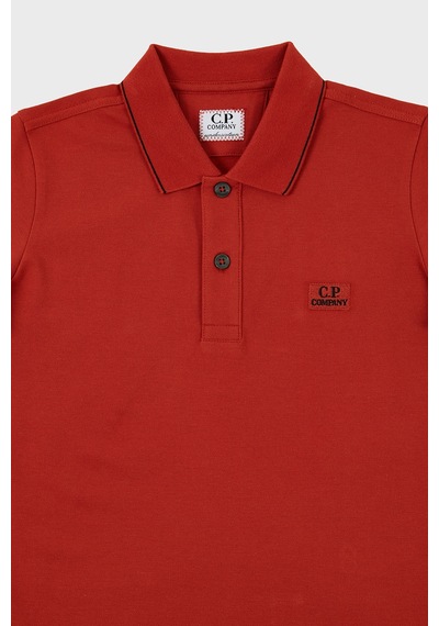 C.p. Company Çocuk Polo Yaka T Shirt 10ckpl023 005263w 468 Tarçın