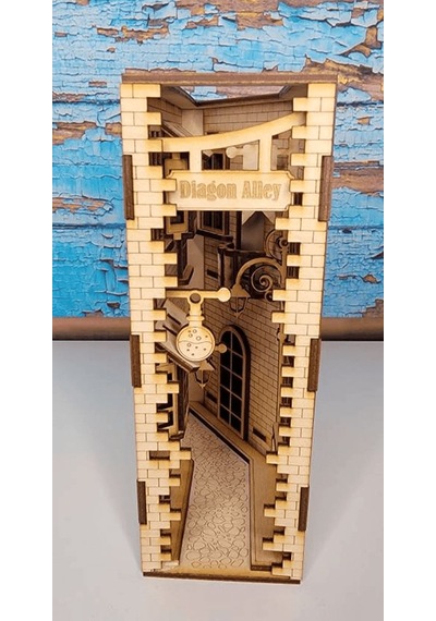 Book Nook Diagon Alley Harry Potter Kitap Tutucu Dıy Kendin Yap