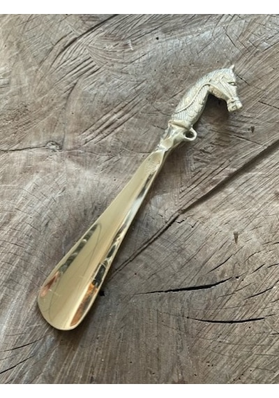 SARI RENK AYAKKABI ÇEKECEĞİ PİRİNÇ AYAKKABI ÇEKECEK KERATA 23CM