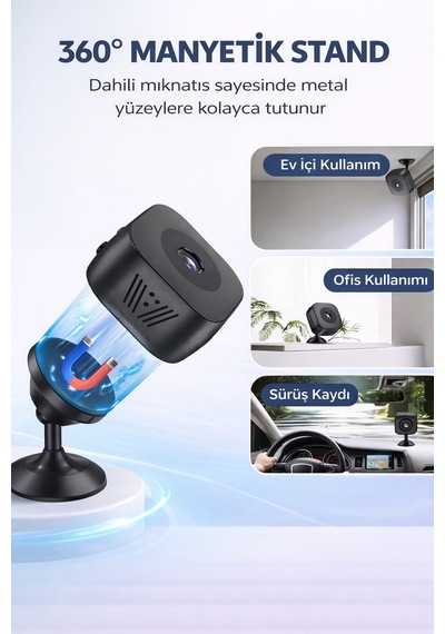 1080p Hd Mini Wifi Ip Kamera İç Mekan Güvenlik Ve Bebek Kamerası Gece Görüşlü Sesli - 829934634
