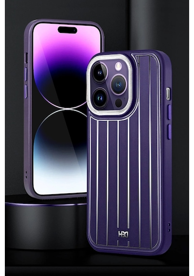 Apple Uyumlu iPhone 14 Pro Kılıf Hbc-190 Kolaj Kapak - Koyu Yeşil
