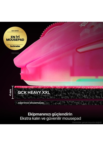 Steelseries Qck Heavy Xxl Gaming Mousepad - Magenta