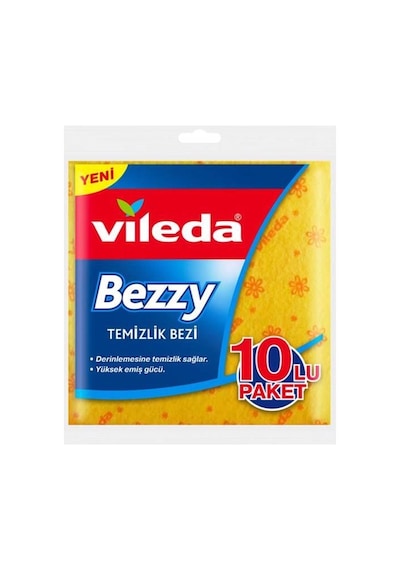 Bezzy Temizlik Bezi 10lu Çok Renkli