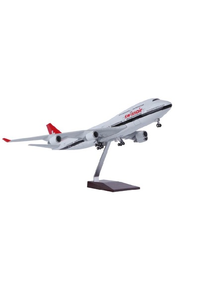 Maket Uçaklar-swıssaır-ölçek : 1:160 47 Cm-jb747swıssaır