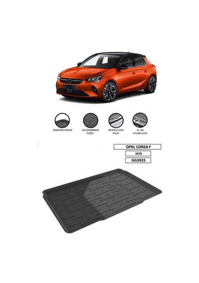 Opel Corsa F 2020 Bagaj Havuzu Garajx
