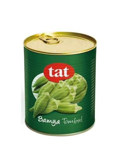 Tat Bamya Tombul Teneke 12 x 800 G