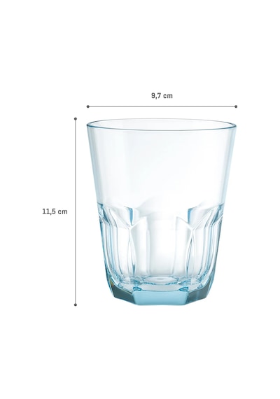 Madame Coco Domme 2'li Plastik Bardak - Turkuaz - 445 Ml 8684427046210 Yeşil
