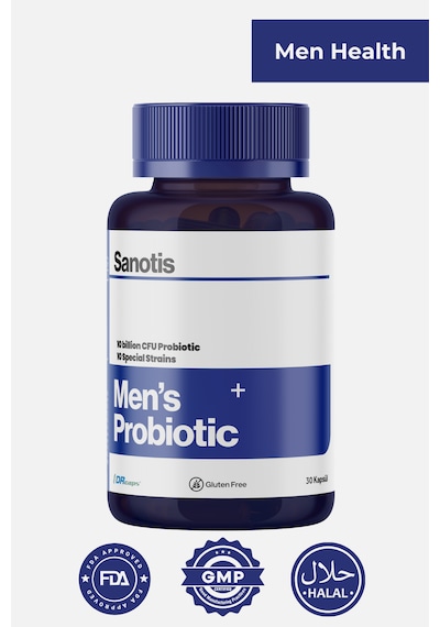 Sanotis Probiotics For Men Erkekler Için Probiyotik Mikroorganizm