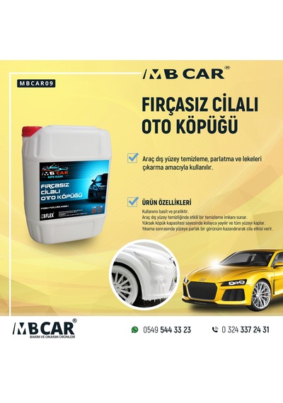 Fırçasız Cilalı Oto Köpüğü
