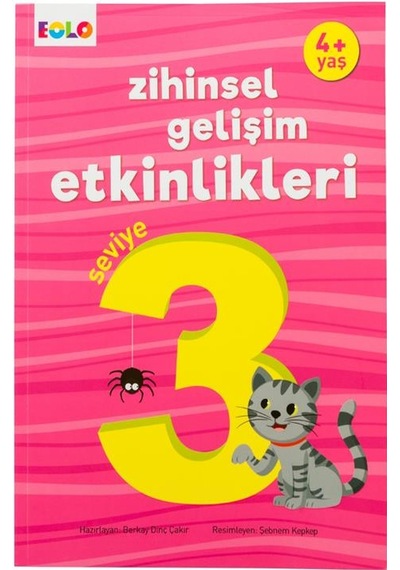 +4 Yaş Zihinsel Gelişim Etkinlikleri Seviye 3 Eolo Yayınları
